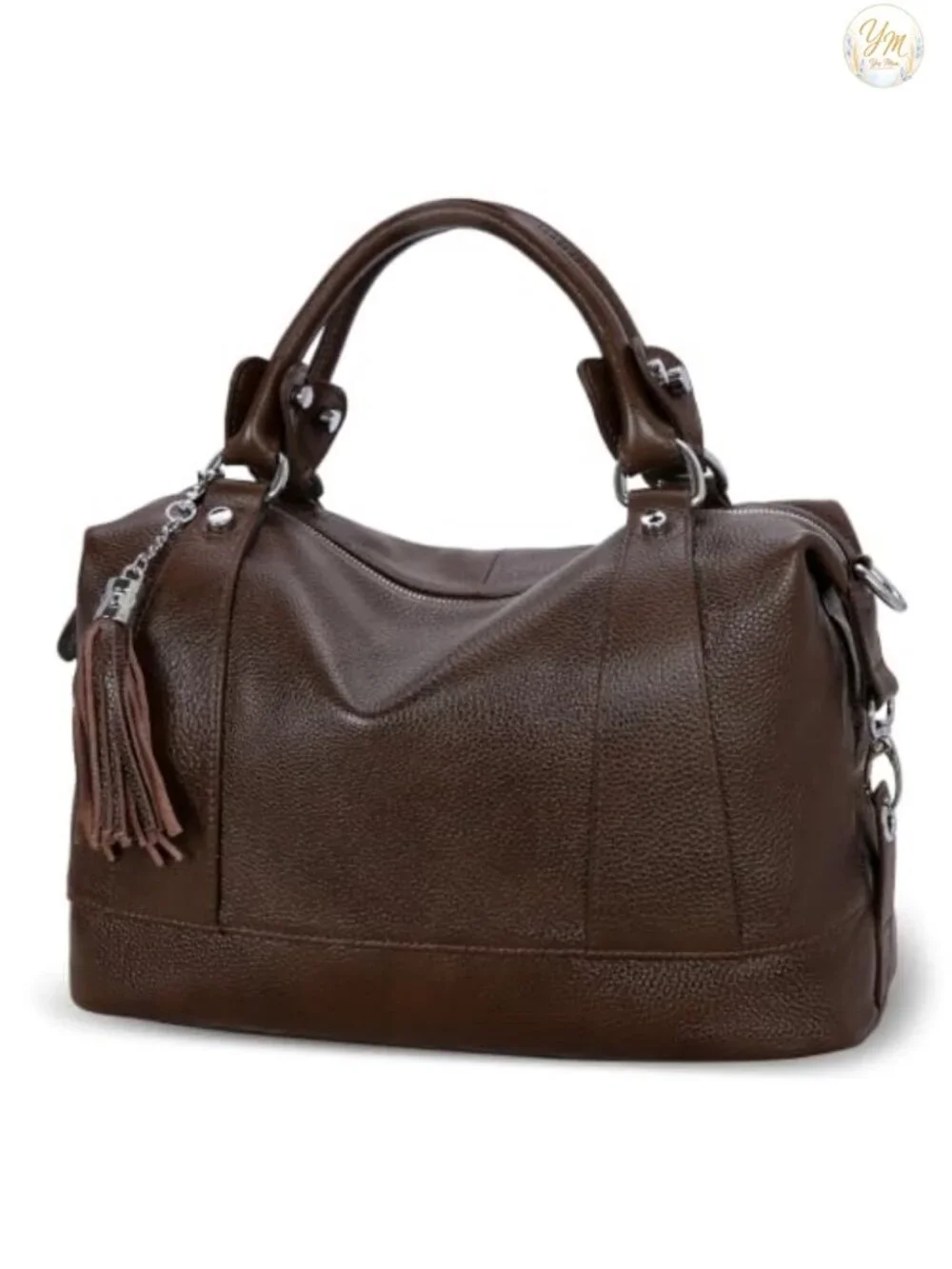 Genuine Leather Satchel Purse Women's Crossbody Tote Handbag Shoulder Bag